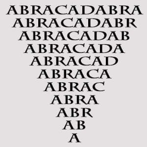 alchemy symbol abracadabra meaning