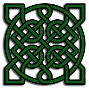 Celtic symbol four Tuatha clans