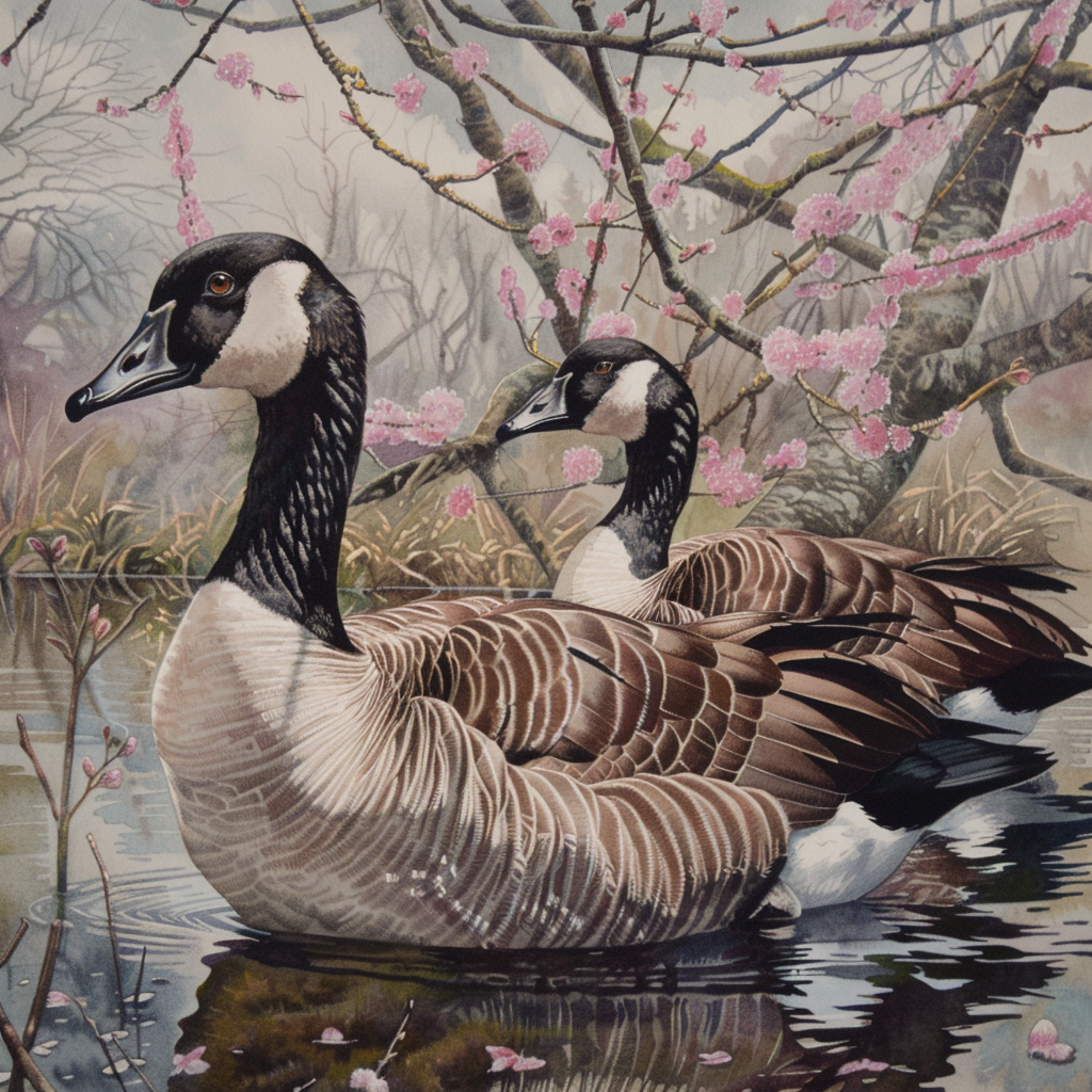 Symbolic Birds of May Geese