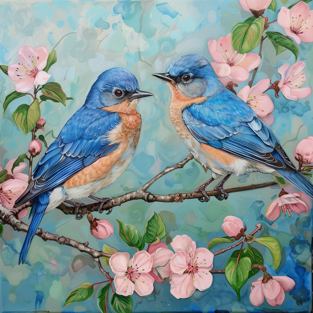 Spiritual Birds for the Month of May - Bluebirds