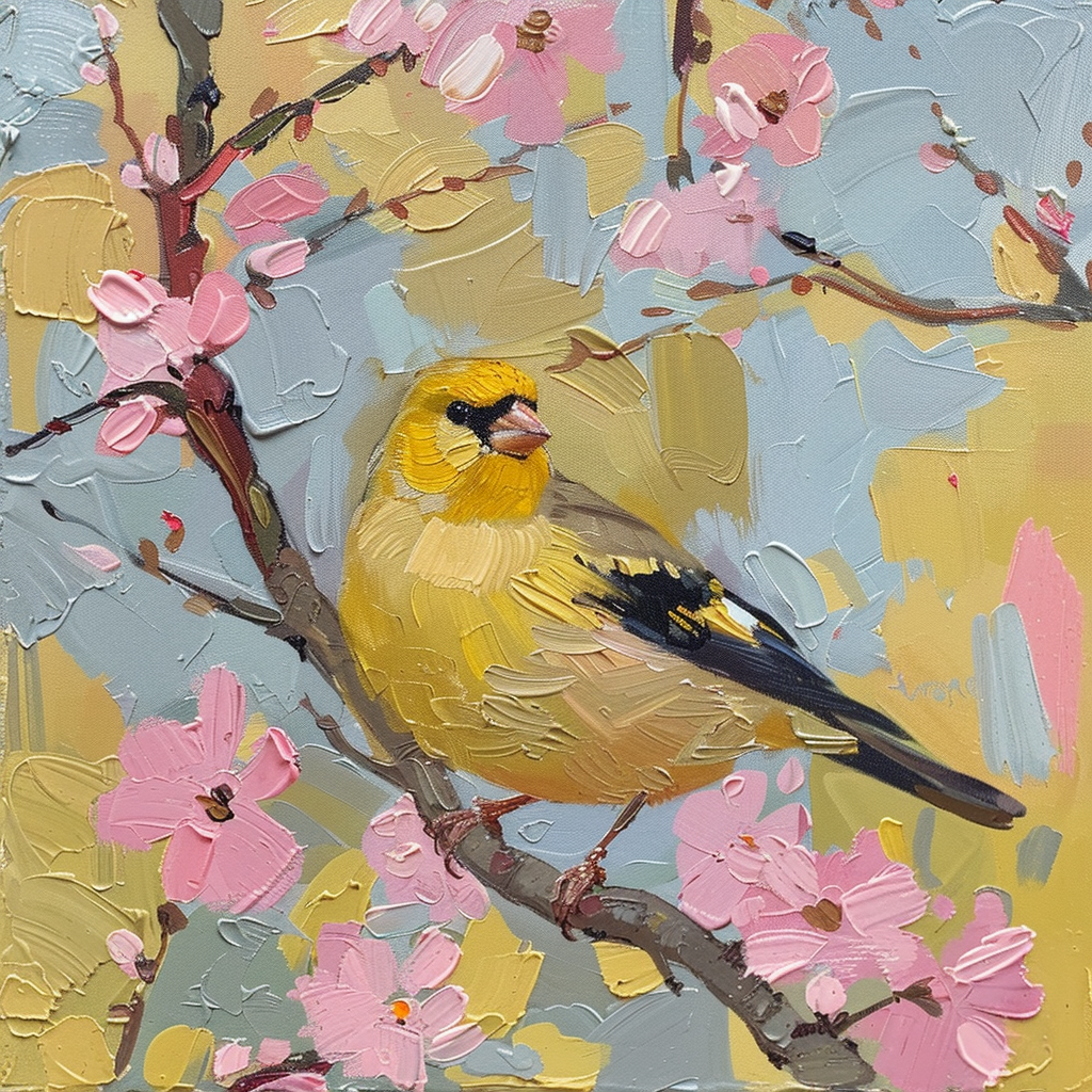 Spiritual Birds of May - Finch