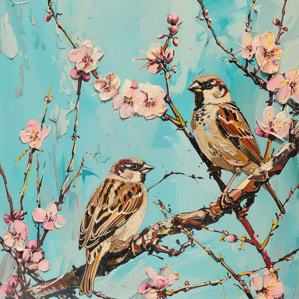 Birds of May - Sparrow
