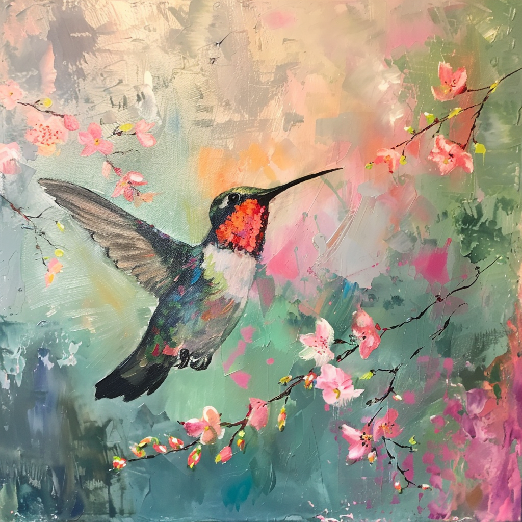 Symbolic Birds of May - Hummingbird