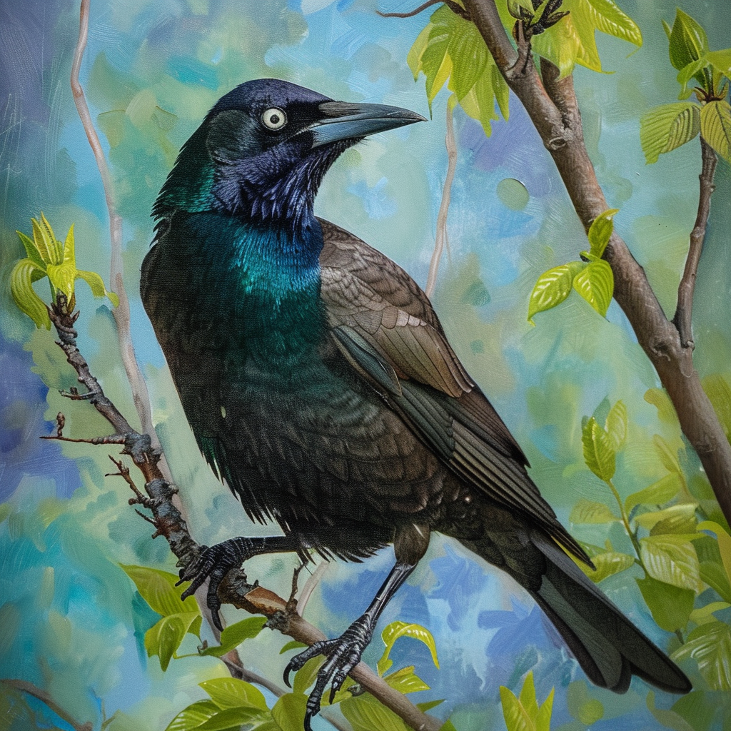 Meaning of Birds in the Month of May - Grackle