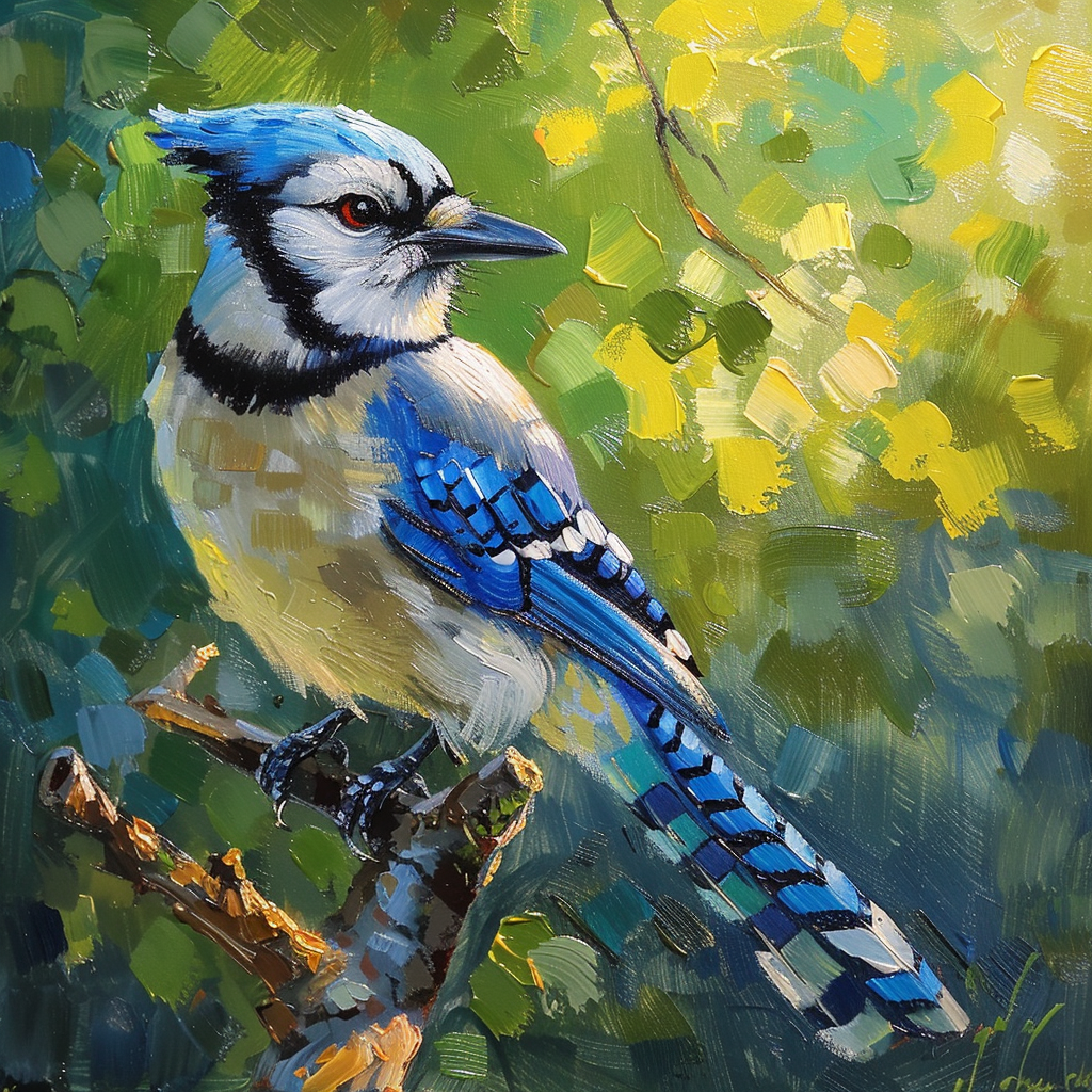 Symbolic and Spiritual Birds of July - Blue Jay