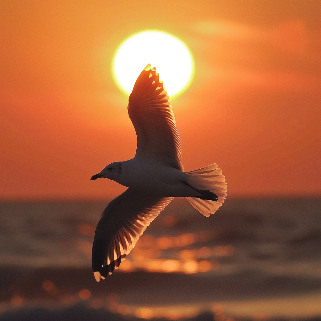 Symbolic and Spiritual Birds of July - Seagull