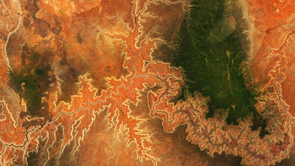 Earth Observation - Marble Canyon, Colorado River, Arizona, USA, Copernicus Sentinel Data