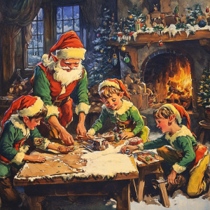 The Meaning of Elves Associated with Santa